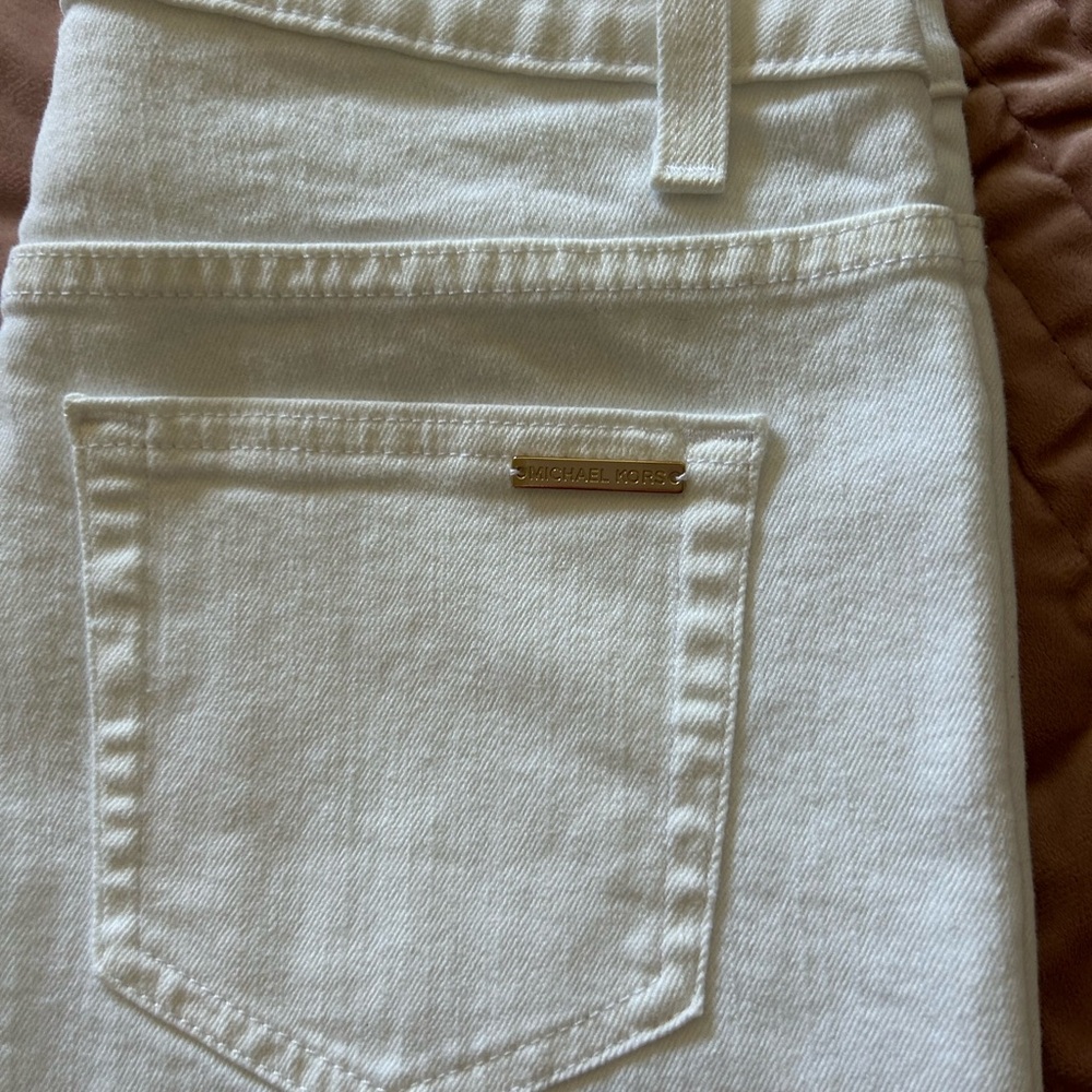 MICHAEL Michael Kors White Skinny Jeans